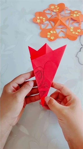 🌸 Flowers Cut Out | Easy Paper Flower Craft Idea #shorts