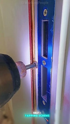 Methods of reinforcing door frames with self - tapping screws 🔩🚪🧰