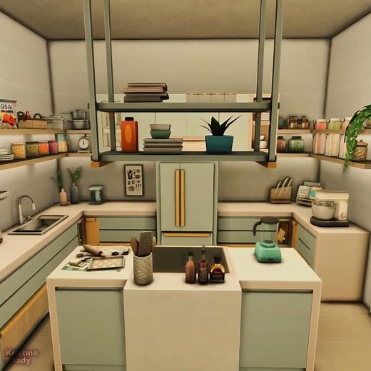 The Sims 4 | Modern Christmas Family Home | #shorts #sims4