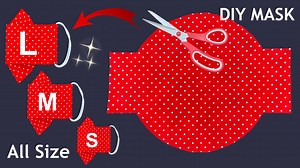 16K views · 889 reactions | New Style 3D Mask All Size! Diy 3D Face Mask All Size (S M L) Easy Pattern Sewing Tutorial | | P&K Handmade | Facebook