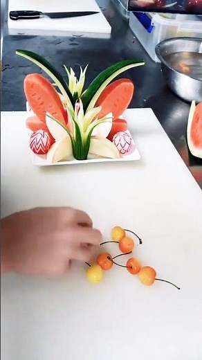 Event Fruit Tray Design #shorts #fruitart