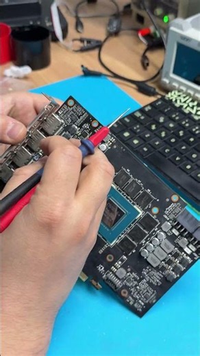 CHANGED THERMAL PASTE, CARD DIED #graphicscard #graphicscardrepair #rtx3060 #rtx3060repair