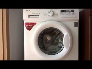 LG Washing Machine in drum clean mode
