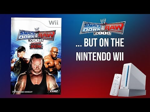 Smackdown vs Raw 2008... But on the Nintendo Wii