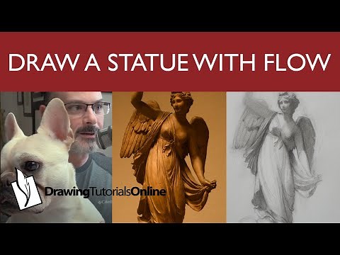 How To Draw A Statue With Flow