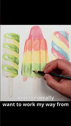 How to Blend Colored Pencils - Part 2... Art Tips #colorpencil #drawing #polychromos #coloredpencil