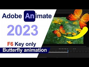 Adobe Animate CC Tutorial, Animate, Butterfly Animation tutorial