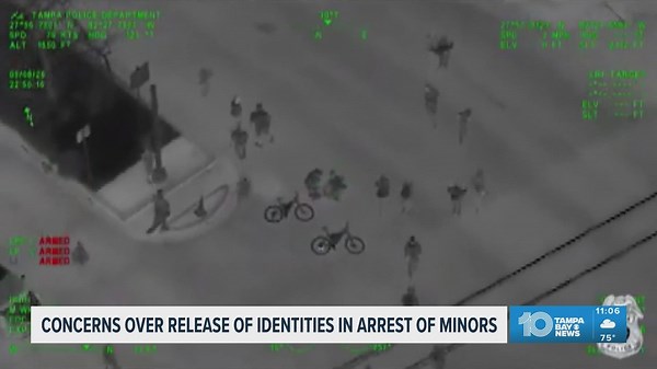 Tampa police error leads to release of minors' arrest details during 'teen takeover'