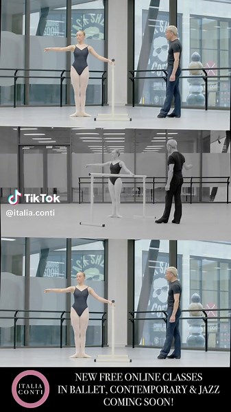 Go to: @ItaliaContiVirtual for free online dance classes #italiaconti #ICV #freedanceclasses