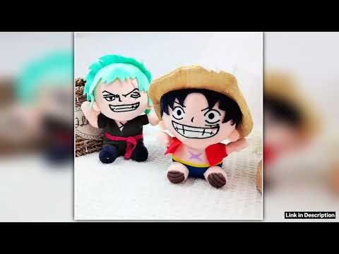 NEW One Piece Anime Figure Zoro Luffy Chopper Plush Toys Cute Cartoon Plushie Stuffed Dolls