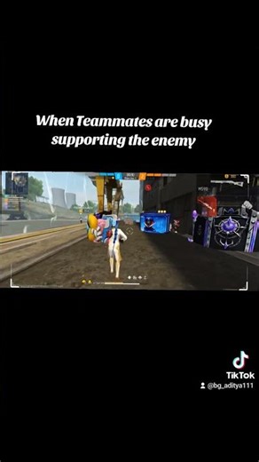 When Teammates are busy supporting the enemy... #ff #freefire #awm #freefireshorts
