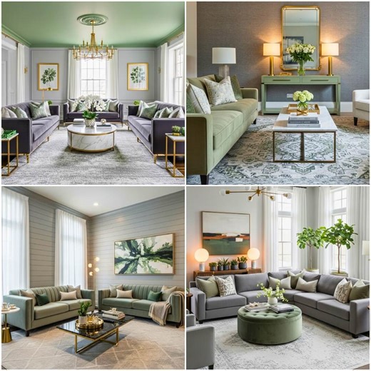 42 Grey and Sage Green Living Room Styles To Bring to Life