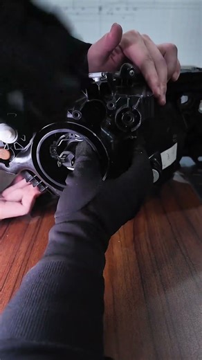 TC1 H4 Mini Projector LED Headlight | Clean Cutoff Low + Focused High Beam