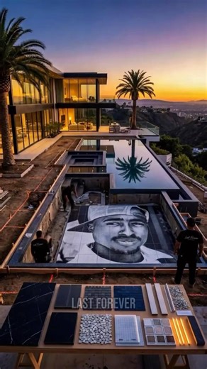 I Built a $5,000,000 2PAC Pool in the Hollywood Hills! 🌴