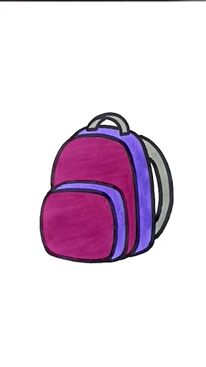 Backpack Drawing #bagdrawing #backpack #drawing