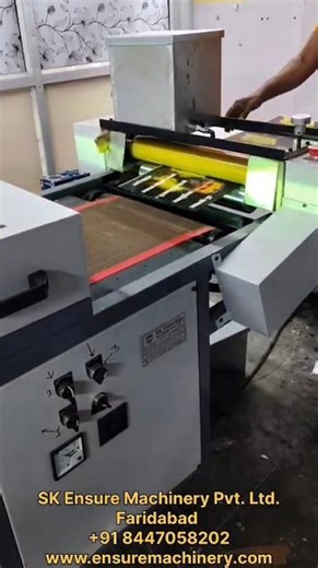 Eco Model UV Coating & Curing Machine | UV Coater for Sheets & Boards | High Speed UV Curing