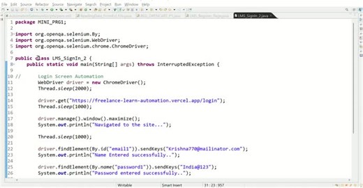#selenium #java #automationtesting #qa #sdet #softwaretesting #learningjourney #miniproject | Muralikrishna Bigala