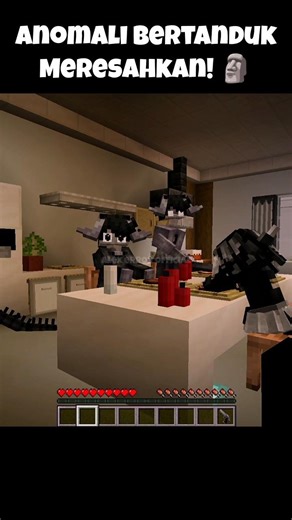 The Unsettling Horned Anomaly ⁉️💀 #shorts #minecraft