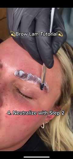 Step by Step Brow Lamination Tutorial with Tinting | Brow Bomb