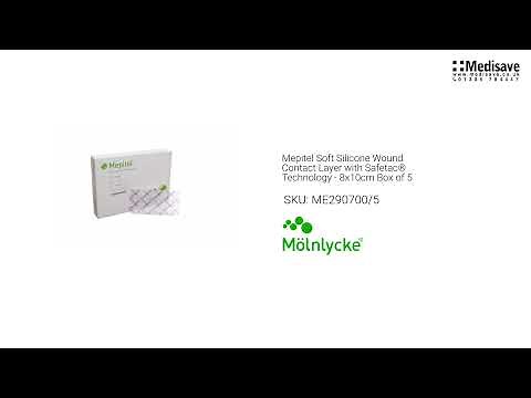Mepitel Soft Silicone Wound Contact Layer with Safetac Technology 8x10cm Box of 5 ME290700 5 1920x10