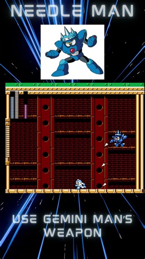 Mega Man 3 Boss Weakness: Needle Man