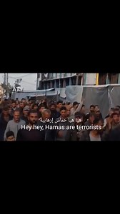 Palestinians inside Gaza protesting against H@m@ s, calling them terrorists….okay, so go find our hostages and return them and the war ends. | Jewish Lives Matter
