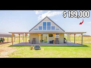 Modern Texas Farmhouse on 10 Acres | $199K Country Living Dream