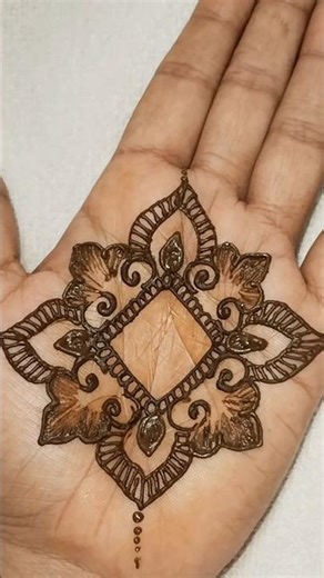 Simple henna tutorial#mehndi#bridalmehndidesign #henna #creativehenna#weddinghenna