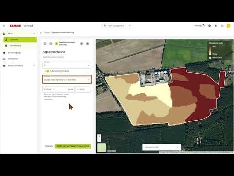CLAAS connect | Applikationskarten erstellen