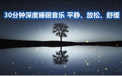【催眠音乐】催眠曲 一听就睡觉，辅助睡眠，深度睡眠音乐 平静、放松、舒缓-30分钟