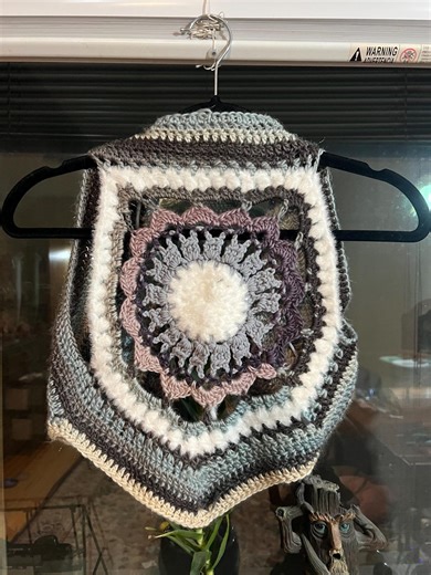 Full Moon Crochet Vest - Etsy