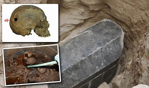 Ancient Egypt 'cursed' sarcophagus tomb is opened