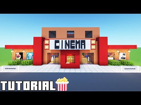 Minecraft Tutorial: How To Make A Cinema "2022 City Tutorial"