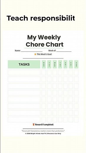 Bundle Kids Routine, Chores and Rewards Charts