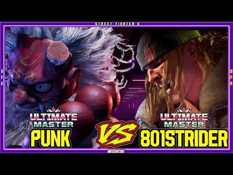 SF6 Punk (Akuma) VS 801 Strider (Alex)💥Messatsu!💥スト6💥Street fighter 6