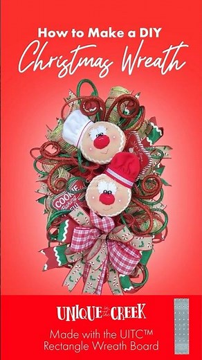 How to Make a Cute Gingerbread Wreath for Christmas
