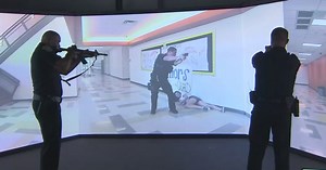WATCH: Saint Cloud Police Dept. gets new state-of-the-art interactive training simulator