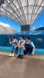 41K views · 1.6K reactions | 我們的第一次遊樂園之旅 花蓮海洋公園耍寶  Our First Amusement Park Trip Hualien Ocean Park Experience #couple #thruple #throuple #gay #gaylife #cuteboys #asianboy #bl #blseries #boystyle #boyfriend #gaycouples | 三人日常 Thruple Daily | Facebook