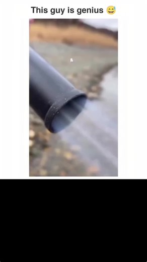 funfunny🤣 on Instagram: "In this video, the man is using a leaf blower in a very unusual but clever way. Normally, a leaf blower is meant to blow dry leaves or dust, but here he points it directly at the surface of the water. When the blower releases high-speed air, the strong air pressure hits the river and forces the water to move aside. This sudden displacement creates a powerful push that helps him move forward. It works almost like a small engine, giving him a boost every time he directs t