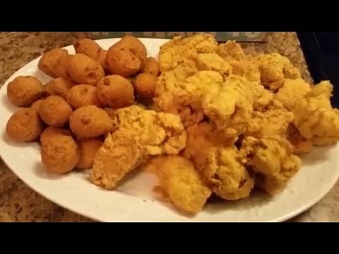 Fried Ocean Perch Fillets