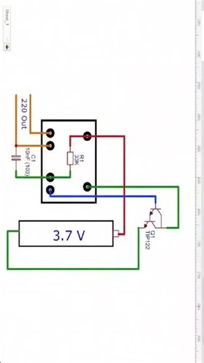 ||how to make 220volt led bulb with 3.7 volt dc battery