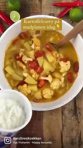 Kartoffelcurry med blomkål og koriander | Karolines Køkken® | Arla®