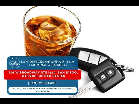 Can a DUI Be Expunged in California? by Anna R. Yum