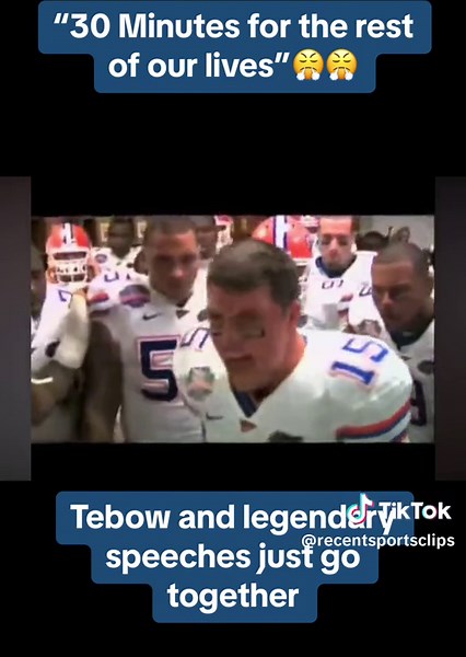 At halftime of the 2008 Narional Championship vs Oklahoma, Tim Tebow delivered one of the most iconic halftime speeches of all time! 😤😤 #motivation #timtebow #speech #collegefootball #collegefootball #nationalchampionship