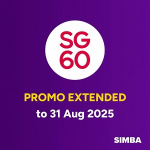 🎉SG60 Deal EXTENDED! 🎁 FREEBIES worth over $700 | SIMBA Telecom