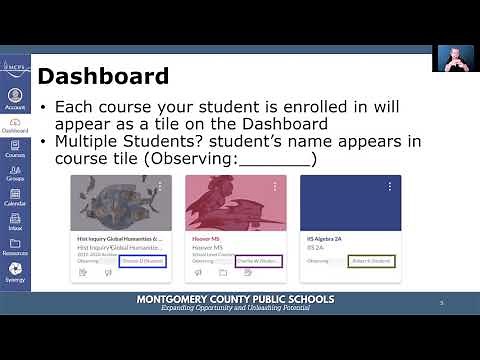 Supporting Your Student: myMCPS Classroom Navigation [ASL]