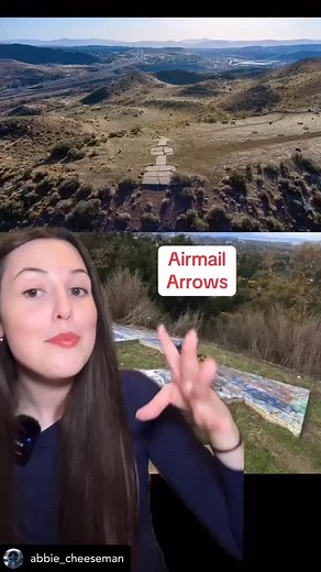 1.7K views · 2.3K reactions | Did you know about this?? Airmail pilots used to use giant concrete arrows to help them navigate & many of them are still visible today! Keep your eyes peeled next time you’re in the middle of nowhere  ✈️✈️✈️ Credit: @abbie_cheeseman #airwaybeacons #aviationhistory #concretearrows #historicaviation #airmail #americanhistory #pilot #avgeek | The Ninety-Nines, Inc, International Organization of Women Pilots | Facebook