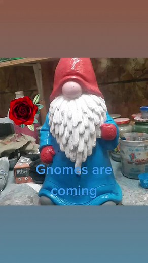 Concrete Gnome at Unique Lawn Garden Statues Canada #gnome