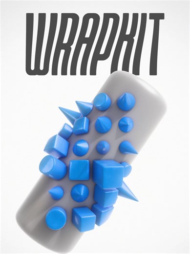WrapKit Alpha: Blender Geometry Nodes Object Wrapping