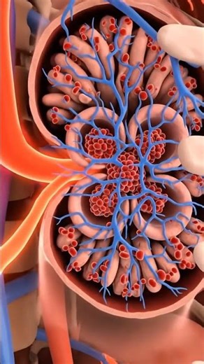 Kidney Blood Flow in 3D | Anatomy Animation